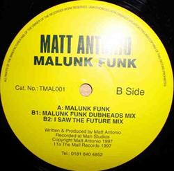 lyssna på nätet Matt Antonio - Malunk Funk