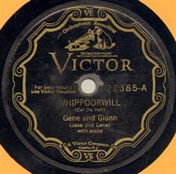 Download Gene And Glenn - Whippoorwill They Cut Down The Old Pine Tree