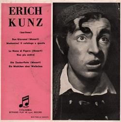 lataa albumi Mozart, Erich Kunz With The Vienna Philharmonic Orchestra - Mozart Operatic Arias