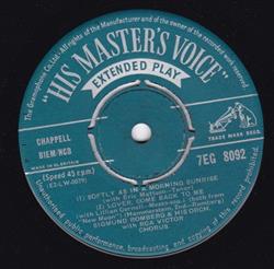 Album herunterladen Sigmund Romberg And His Orchestra with RCA Victor Chorus - Softly As In A Morning Sunrise