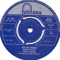 Friday Brown - Ask Any Woman