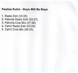 lyssna på nätet Paulina Rubio - Boys Will Be Boys