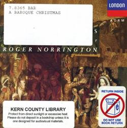 last ned album Heinrich Schütz Choir, Roger Norrington - A Baroque Christmas