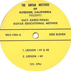 last ned album Unknown Artist - Easy Audio Visual Guitar Educational Method Record 6