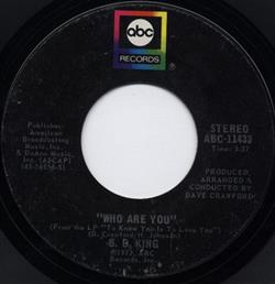 ascolta in linea B B King - Who Are You