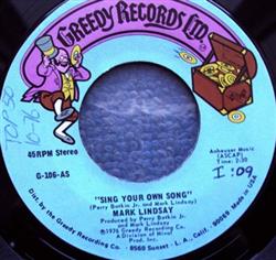 télécharger l'album Mark Lindsay - Sing Your Own Song