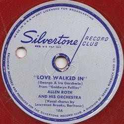 Album herunterladen Allen Roth And His Orchestra - Love Walked In Make Believe