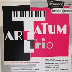 ouvir online Art Tatum Trio - Piano Solos With Rhythm Accompaniment