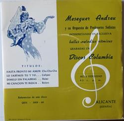 lyssna på nätet Meseguer Andreu y Su Orquesta - Bellas Melodías Rítmicas