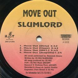 Album herunterladen Slumlord Babybang - Move Out Thug In Me