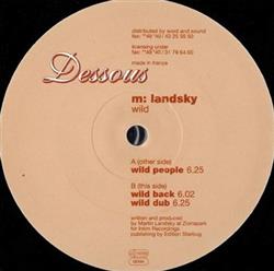 ladda ner album MLandsky - Wild