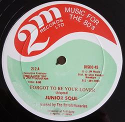 last ned album Junior Soul - Forgot To Be Your Lover