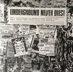 escuchar en línea Various - Underground Never Dies It Is Not Black White Anymore