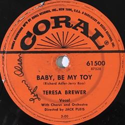 descargar álbum Teresa Brewer - Baby Be My Boy So Doggone Lonely