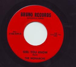 last ned album The Monarchs - Girl You Know Do You Love Me