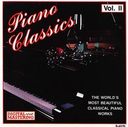 last ned album Unknown Artist - Piano classics Vol II
