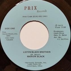 online luisteren Marion Black - Listen Black Brother