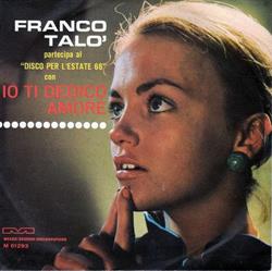 descargar álbum Franco Talò - Io Ti Dedico Amore