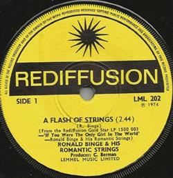 Album herunterladen Ronald Binge And His Romantic Strings - A Flash Of Strings
