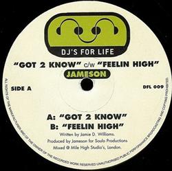 lataa albumi Jameson - Got 2 Know Feelin High