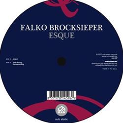 online anhören Falko Brocksieper - Esque