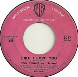 Download Edd Byrnes , with The Big Sound of Don Ralke - Like I Love You Kookies Mad Pad