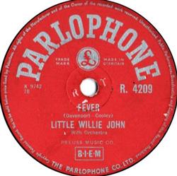 écouter en ligne Little Willie John - Fever Letter From My Darling