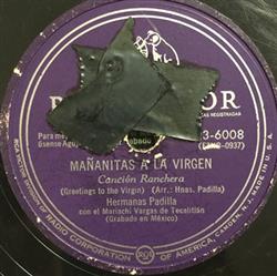 Album herunterladen Hermanas Padilla Con Mariachi Vargas de Tecalitlán - Mañanitas A La Virgen Las Nubes