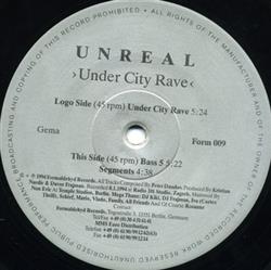 last ned album Unreal - Under City Rave