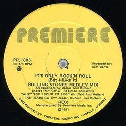 Album herunterladen Rox - Its Only Rockn Roll But I Like It Rolling Stones Medley Mix