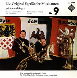 ladda ner album Die Egerländer Musikanten - Die Egerländer Musikanten Spielen Und Singen Nr 9