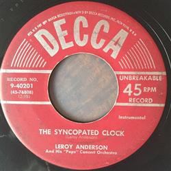 last ned album Leroy Anderson And His Pops Concert Orchestra - The Syncopated Clock The Waltzing Cat