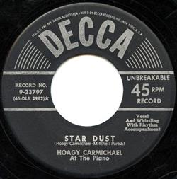 Album herunterladen Hoagy Carmichael - Star Dust Hong Kong Blues