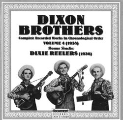 lataa albumi Dixon Brothers Dixie Reelers - Complete Recorded Works In Chronological Order Volume 4 1938 Dixie Reelers 1936