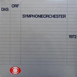 lyssna på nätet Das ORFSymphonieorchester Carl Maria von Weber Alfred Uhl Camille SaintSaens Luciano Berio - Das ORF Symphonieorchester 1972