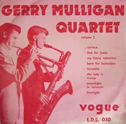 ouvir online Gerry Mulligan Quartet - Volume 2