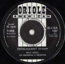 descargar álbum Billy Hutch His Harmonica & Orchestra - Eefin Nanny Stomp Eefin Nanny Monkey