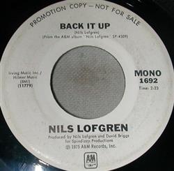 last ned album Nils Lofgren - Back It Up
