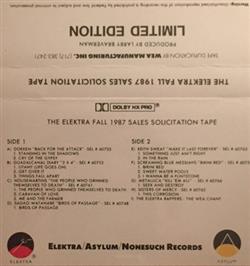 ladda ner album Various - The Elektra Fall 1987 Sales Solicitation Tape