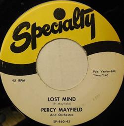 lataa albumi Percy Mayfield And Orchestra - Lost Mind