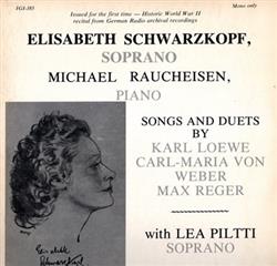 télécharger l'album Elisabeth Schwarzkopf, Lea Piltti - Songs And Duets