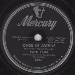 Patti Page With Jack Rael's Orchestra - Once In A While Im Glad Youre Happy With Someone Else