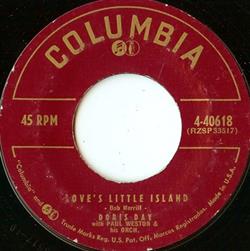 lataa albumi Doris Day With Paul Weston And His Orchestra - Loves Little Island