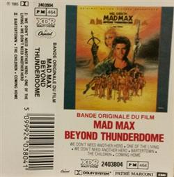 last ned album Various - Mad Max Beyond Thunderdome Bande Originale Du Film
