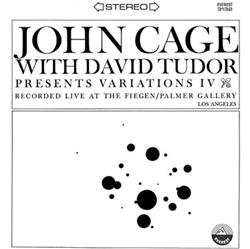 last ned album John Cage With David Tudor - Variations IV