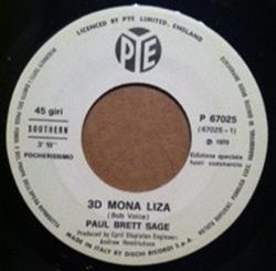 lataa albumi Paul Brett's Sage Carpenters - 3D Mona Liza They Long To Be Close To You