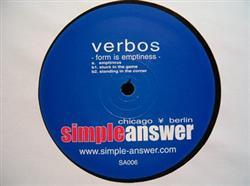 descargar álbum Verbos - Form is Emptiness