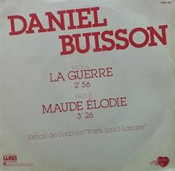 descargar álbum Daniel Buisson - La Guerre Maude Élodie
