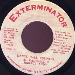 descargar álbum Al Campbell & Horace Andy - Dance Hall Business