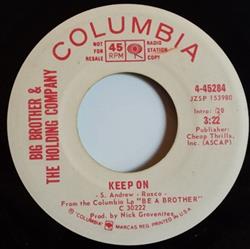 last ned album Big Brother & The Holding Company - Keep On